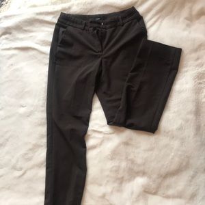 larry levine work pants brown flare pockets